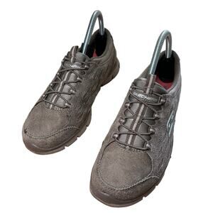 Skechers Gratis Memory Foam Shoes Women's Size 8 Dark Taupe Gray